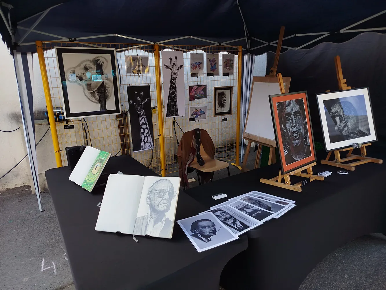 Affiche du 4e marché artisanal de Neuvelle-lès-Cromary du 26 avril 2026, événement artistique réunissant exposants et créateurs en Haute-Saône