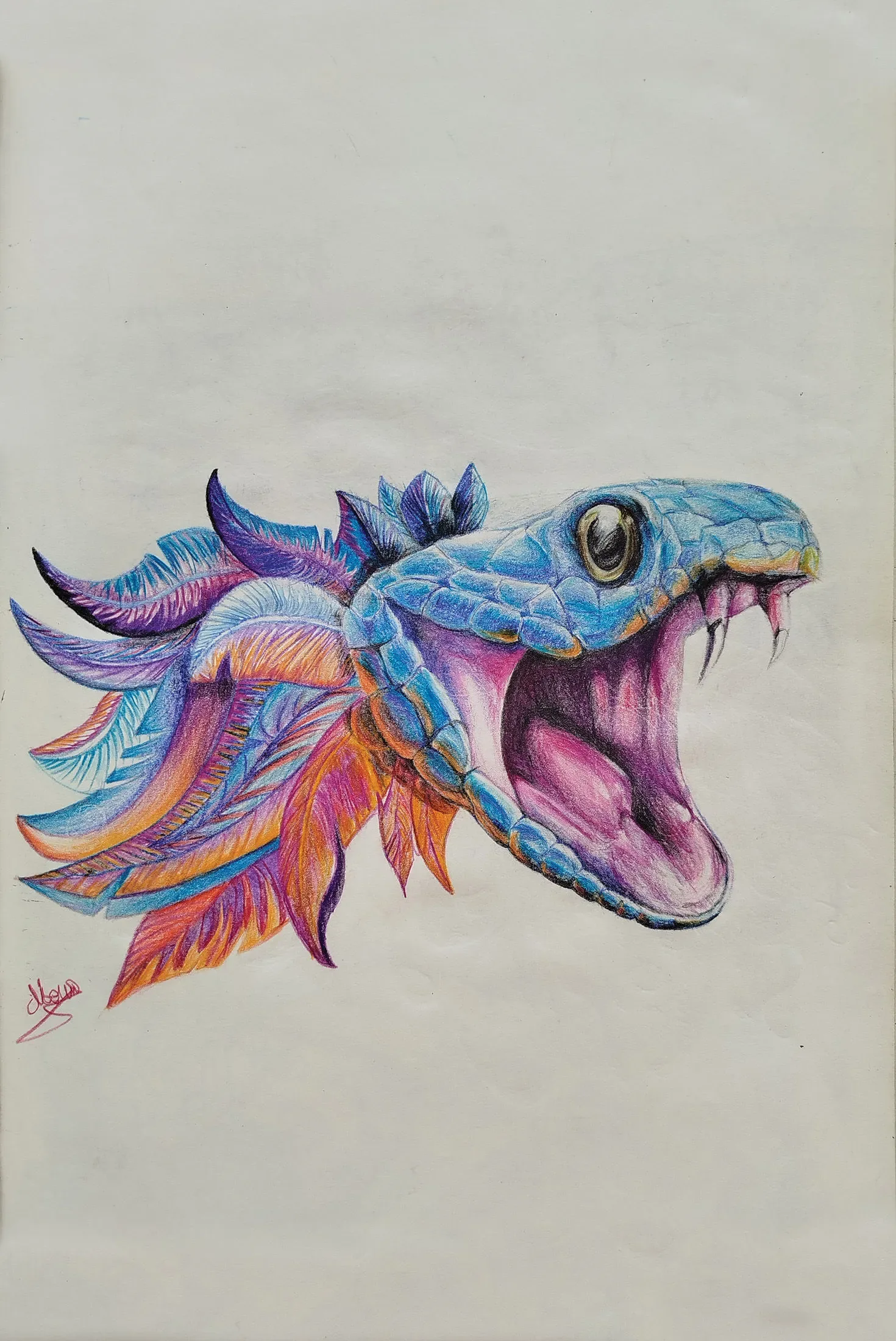 Serpent à plumes
